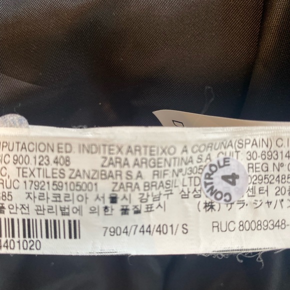 Zara Faux Fur Collar Coat - Picture 8 of 8